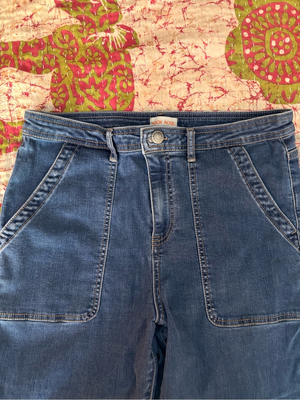 Knox Rose Women's High-Rise Blue Denim Jeans size 14